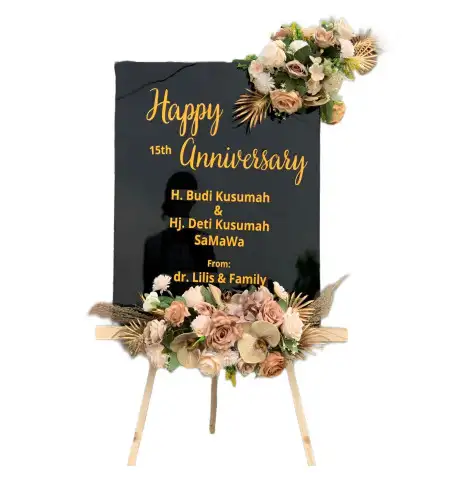 Papan Bunga Akrilik Tegal Mijin