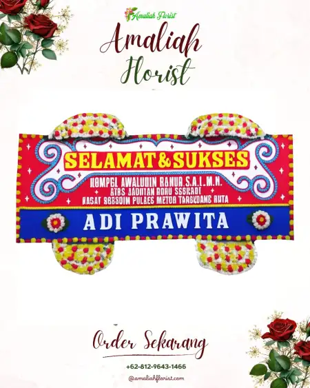 Papan Bunga Ucapan Selamat Tegal Mijin